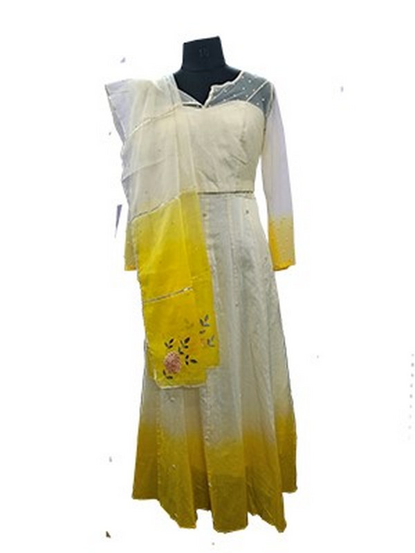 Chanderi Long Dress