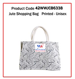 Jute Shopping Bag ( Printed - Unisex)