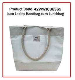 Juco Ladies Handbag cum Lunchbag