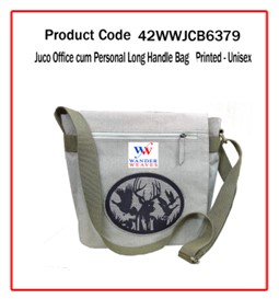 Juco Office cum Personal Long Handle Bag ( Printed - Unisex )