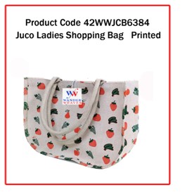 Juco Ladies Shopping Bag ( Printed )