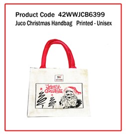 Juco Christmas Handbag ( Printed - Unisex )