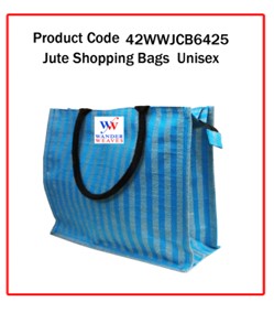 Jute Shopping Bag - Printed ( Unisex )